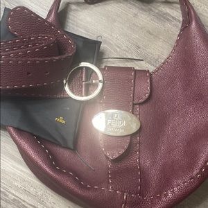 Gorgeous gently used authentic FENDI BELT AND HOBO BAG